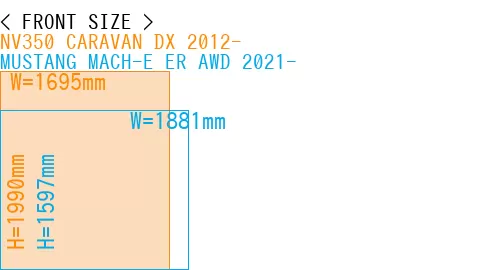 #NV350 CARAVAN DX 2012- + MUSTANG MACH-E ER AWD 2021-